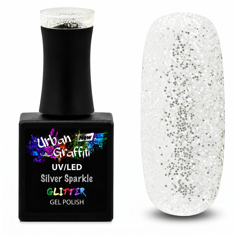Silver Sparkle - UGGP-A0293 Vernis Gel Graffiti Urbain 15ml