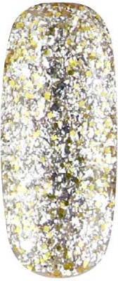 Star Dust - UGGP-A0906 Αστικός Γκράφιτι Ασημί και Χρυσό Γκλίτερ Τζελ Βερνίκι 15ml