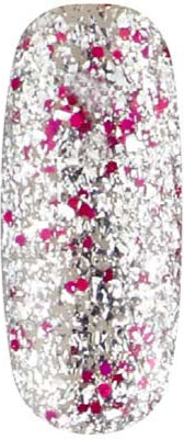 Χώρος Χορού - UGGP-A0909 Ροζ και Ασημί Γκλίτερ Τζελ Βερνίκι Urban Graffiti 15ml